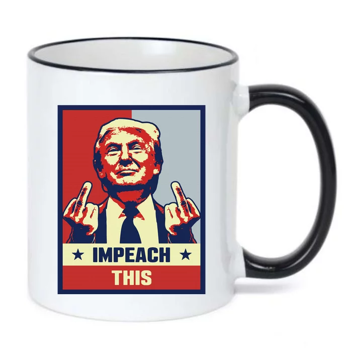 Pro Donald Trump Gifts Republican Conservative Impeach This Black Color Changing Mug