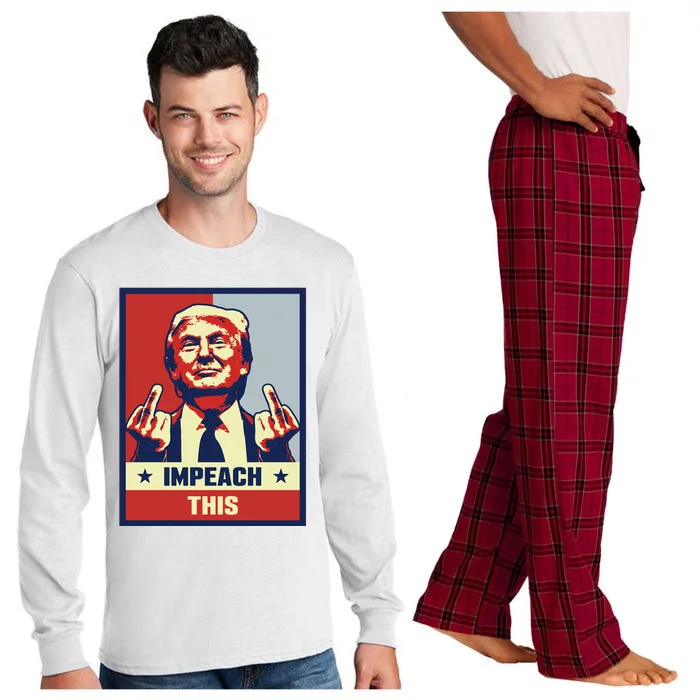 Pro Donald Trump Gifts Republican Conservative Impeach This Long Sleeve Pajama Set