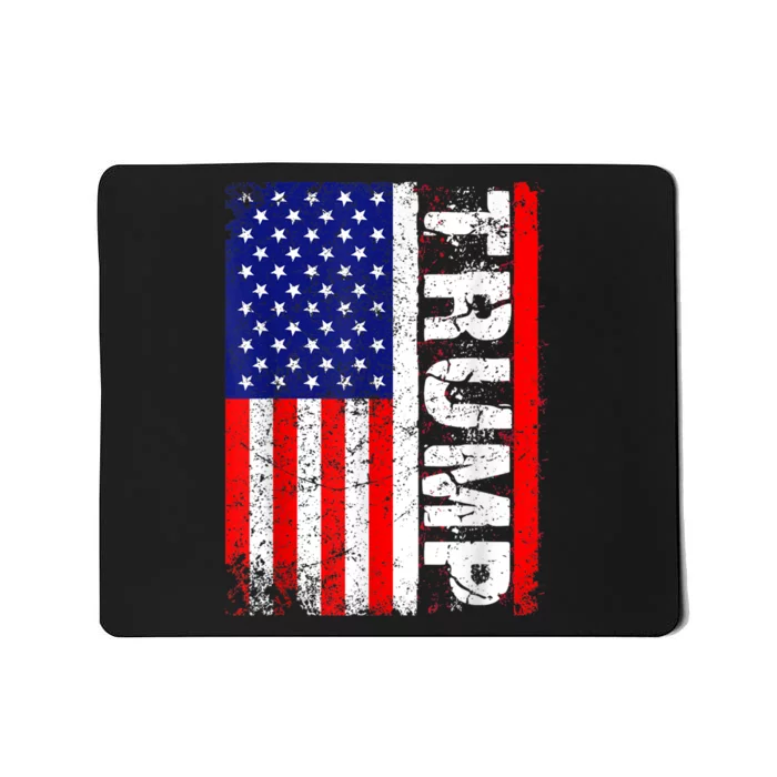 PRESIDENT Donald Trump Vintage USA Flag Mousepad