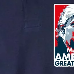 Pro Donald Trump Make America Great Again Poster Design Softstyle Adult Sport Polo