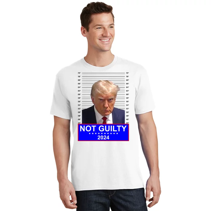 President Donald Trump Mugshot 2024 Not Guilty T-Shirt