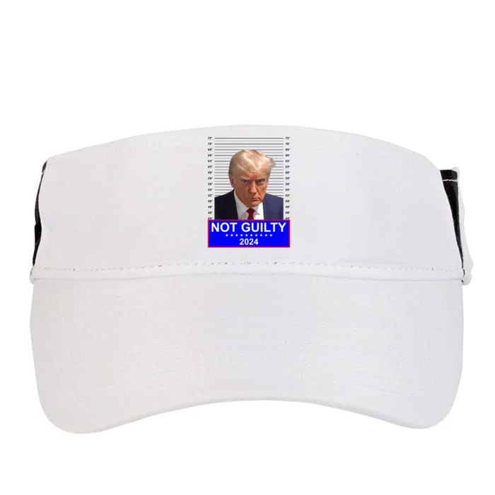 President Donald Trump Mugshot 2024 Not Guilty Adult Drive Performance Visor