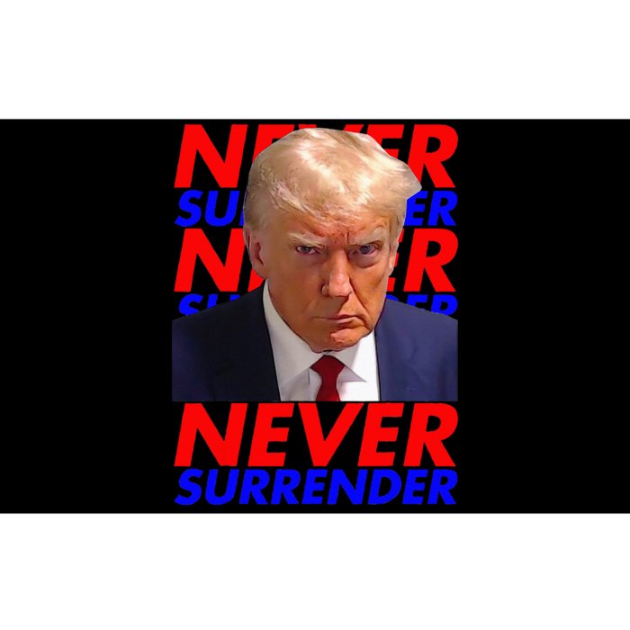 President Donald Trump 2024 Never Surrender Fingerprint USA Bumper Sticker