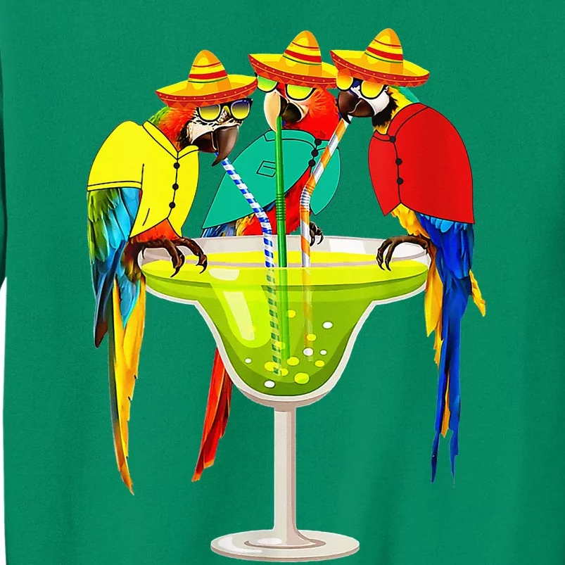 Parrots Drinking Tequila Cinco De Mayo Mexican Fiesta Lovers Sweatshirt