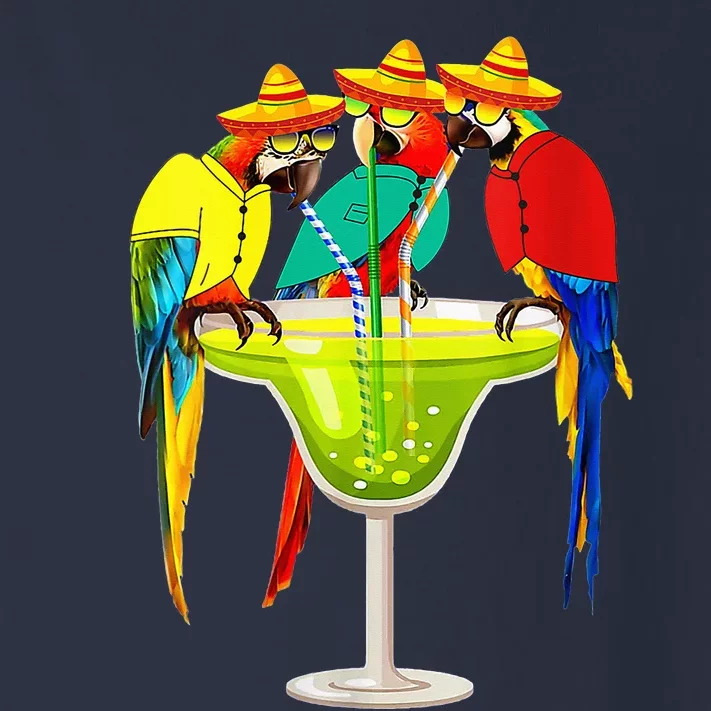 Parrots Drinking Tequila Cinco De Mayo Mexican Fiesta Lovers Toddler Long Sleeve Shirt