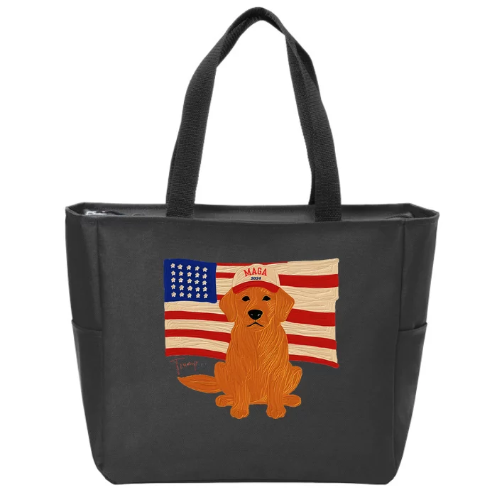 Preppy Donald Trump Election 2024 90s Preppy Republican Zip Tote Bag