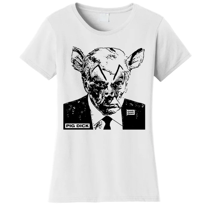 Pig Dick Trump Anti Trump Women's T-Shirt