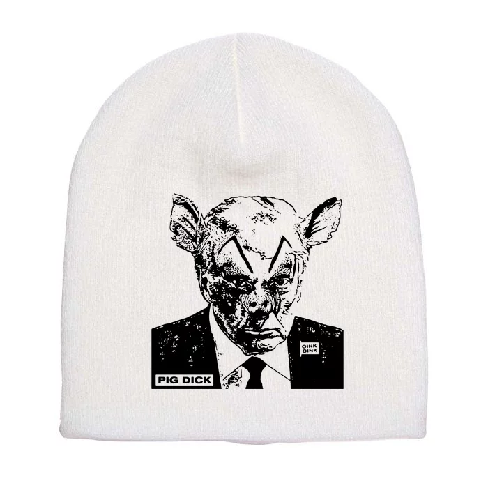 Pig Dick Trump Anti Trump Short Acrylic Beanie