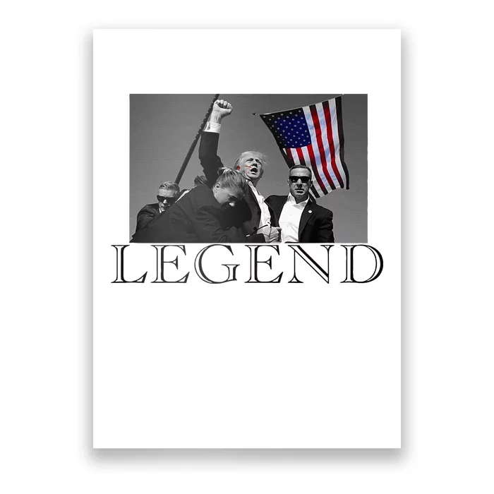 President Donald Trump 2024 Legend Usa Patriotic Poster