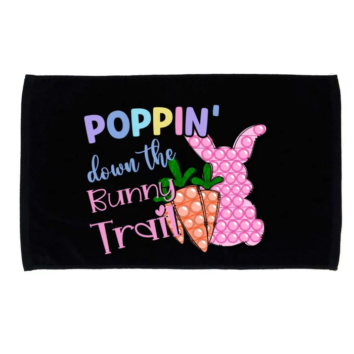 Poppin’ Down The Bunny Trail Gift Microfiber Hand Towel