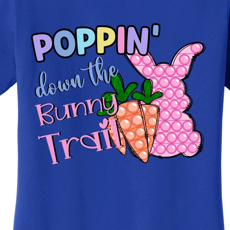 Poppin’ Down The Bunny Trail Gift Women's T-Shirt