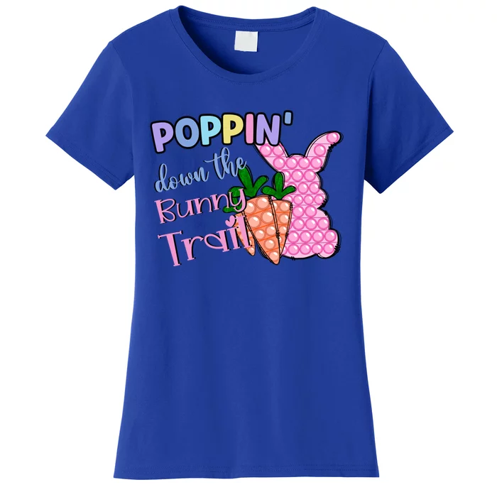 Poppin’ Down The Bunny Trail Gift Women's T-Shirt