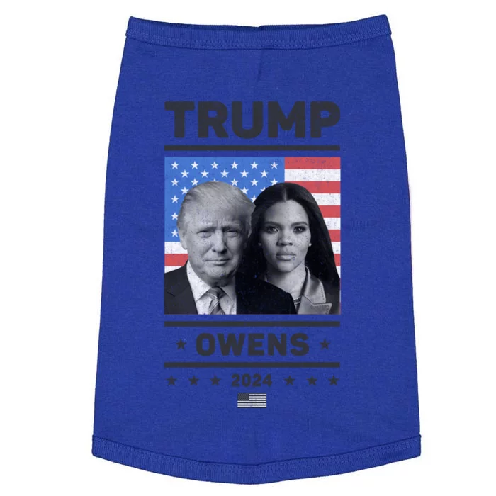 President Donald Trump And Vice President Candace Owens 2024 Gift Doggie Tank