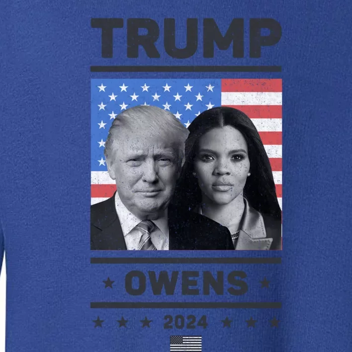 President Donald Trump And Vice President Candace Owens 2024 Gift Toddler Sweatshirt