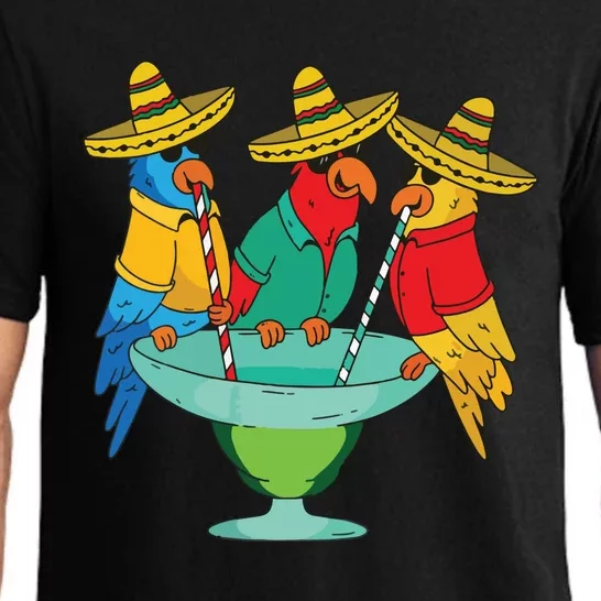 Parrots Drinking Tequila Cinco De Mayo Mexican Fiesta Lovers Pajama Set