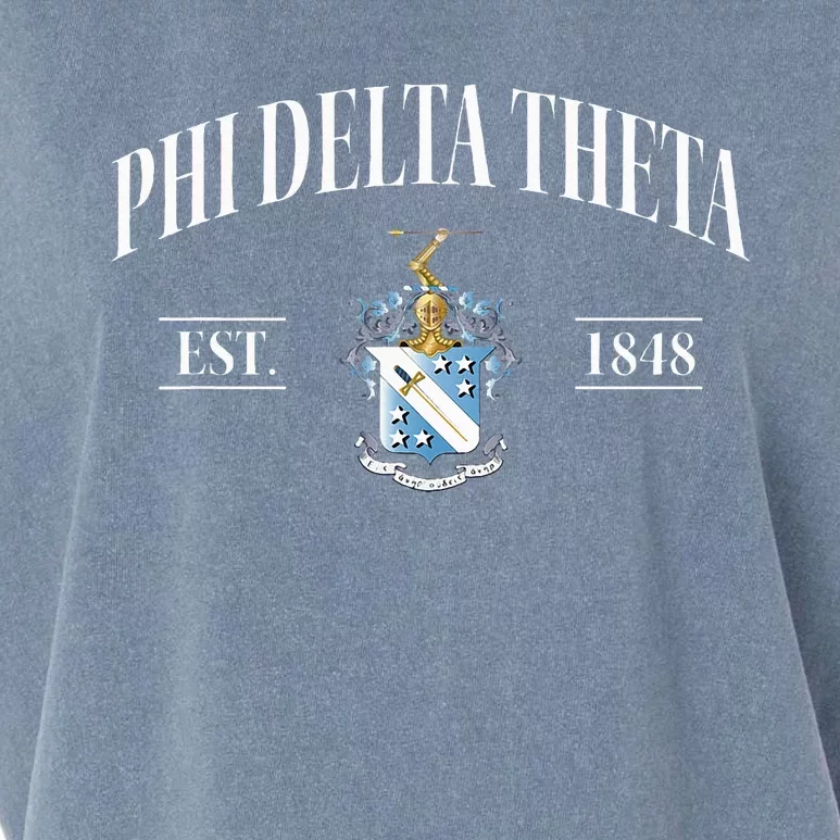 Phi Delta Theta Fraternity Phi Delts Est.1848 Phis Garment-Dyed Women's Muscle Tee