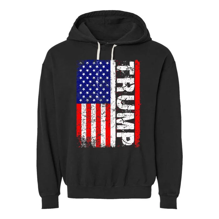 President Donald Trump Chillin Like A Felon Summer 2024 Garment-Dyed Fleece Hoodie