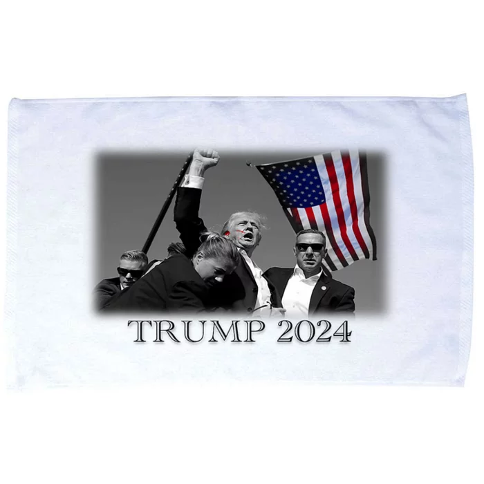 President Donald Trump 2024 Failed Attempt Usa Patriotic Microfiber Hand Towel