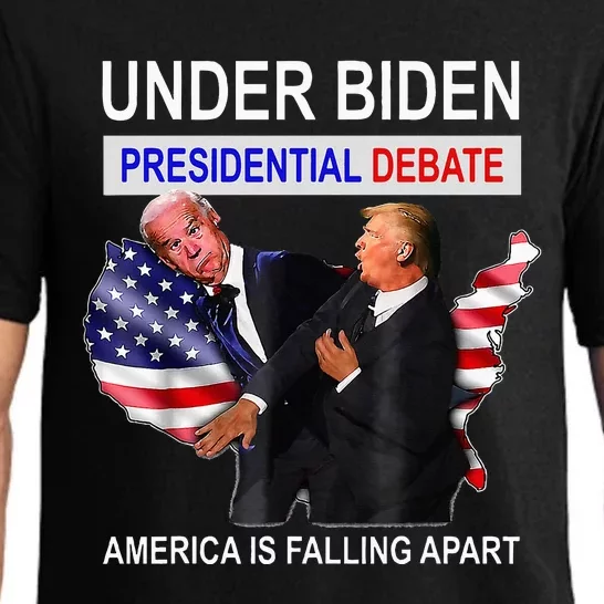 Presidential Debate Under Biden America Is Falling Apart Pajama Set