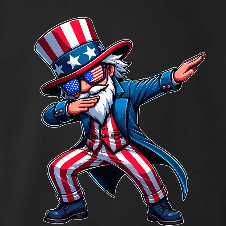 Patriotic Dabbing Uncle Sam Usa 4th Of July Toddler Hoodie