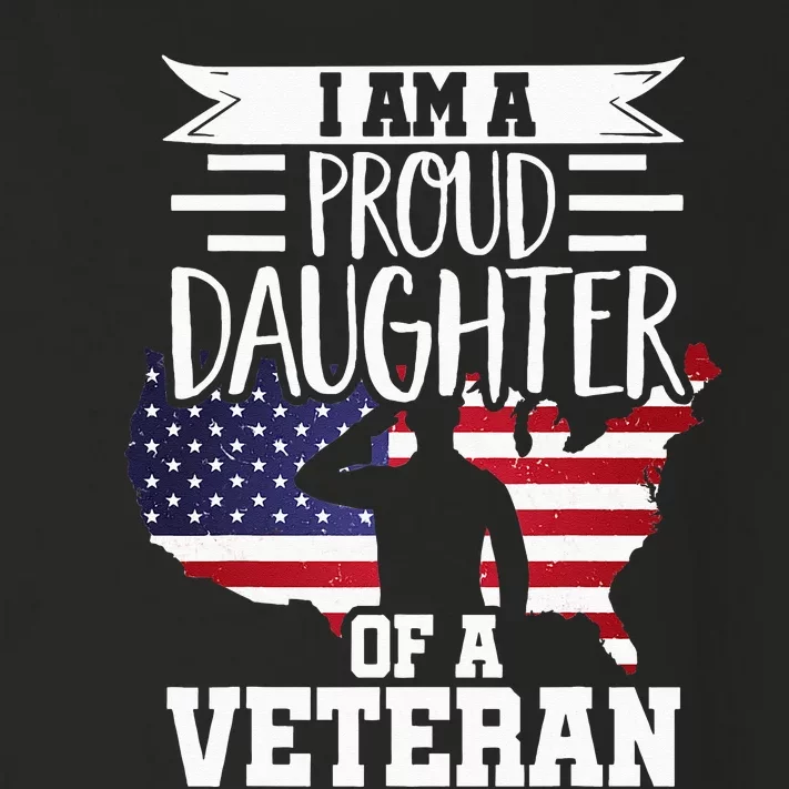 Proud Daughter Veteran Nothing Scares Patriotic Veterans Day Toddler Long Sleeve Shirt