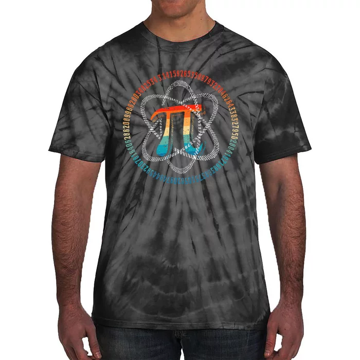 PI Day Vintage Retro Atom Pi Math Geek Science Lovers Tie-Dye T-Shirt