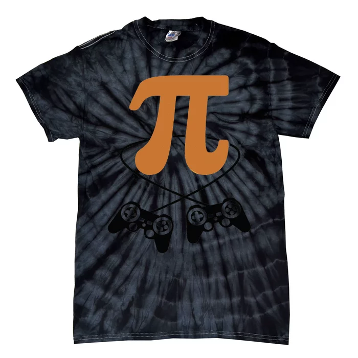 Pi Day Video Game Controller Math Club Teacher Student Gamer Tie-Dye T-Shirt