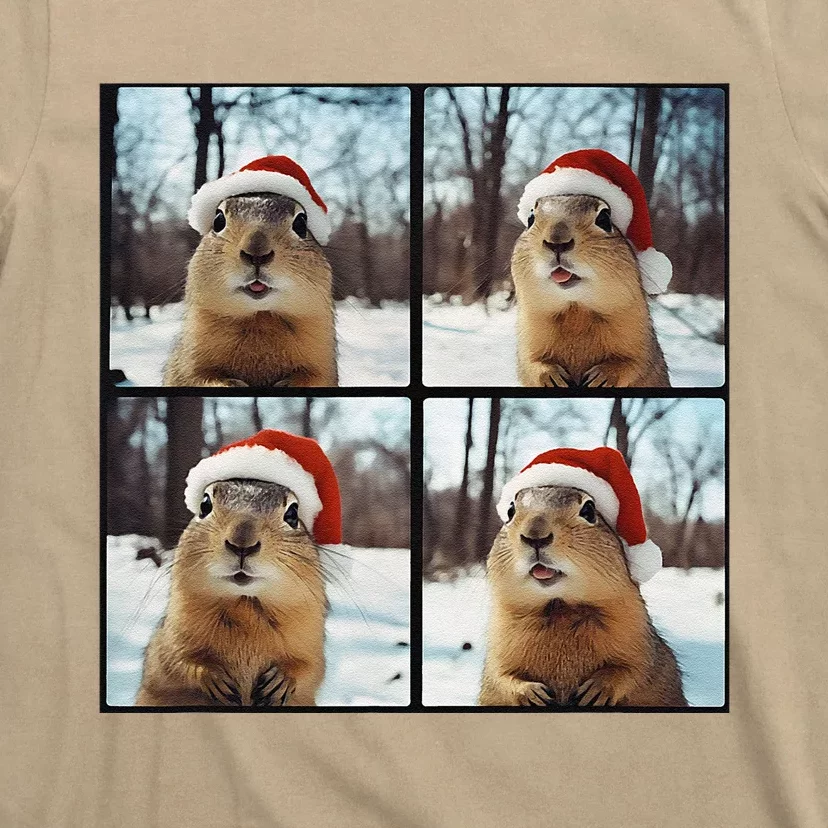 Prairie Dog Winter Christmas Sleep T-Shirt