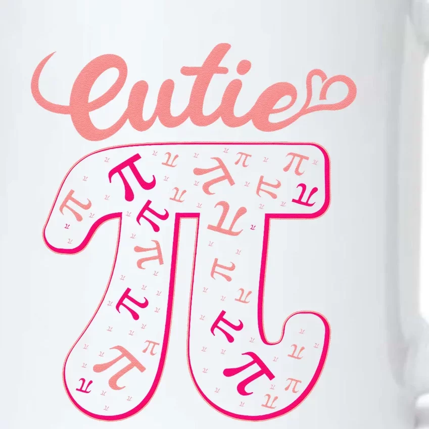 Pi Day Women Math Teacher Cutie Pi Black Color Changing Mug