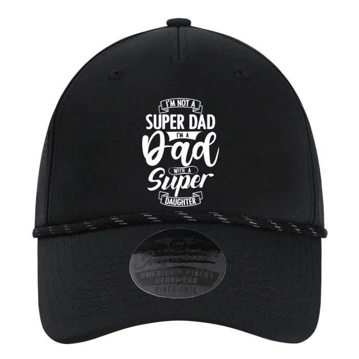 Proud Dad With A Super Daughter Dad Birthday Fathers Day Gift Performance The Dyno Cap