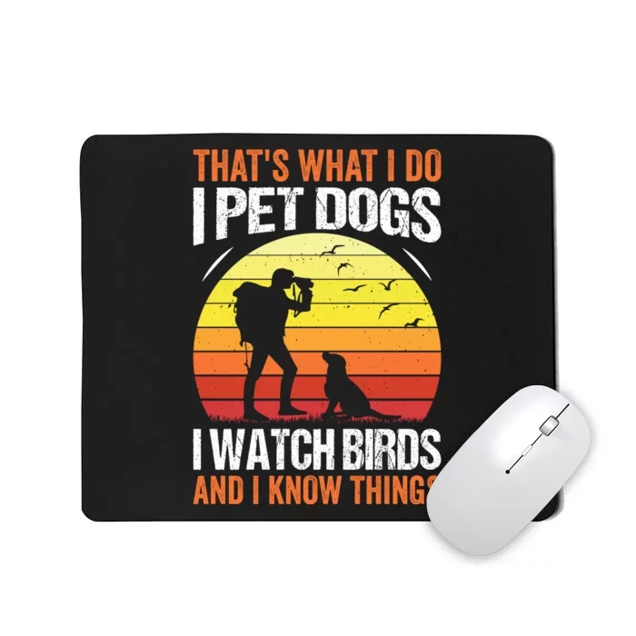 Pet Dogs Watch Birds Mousepad