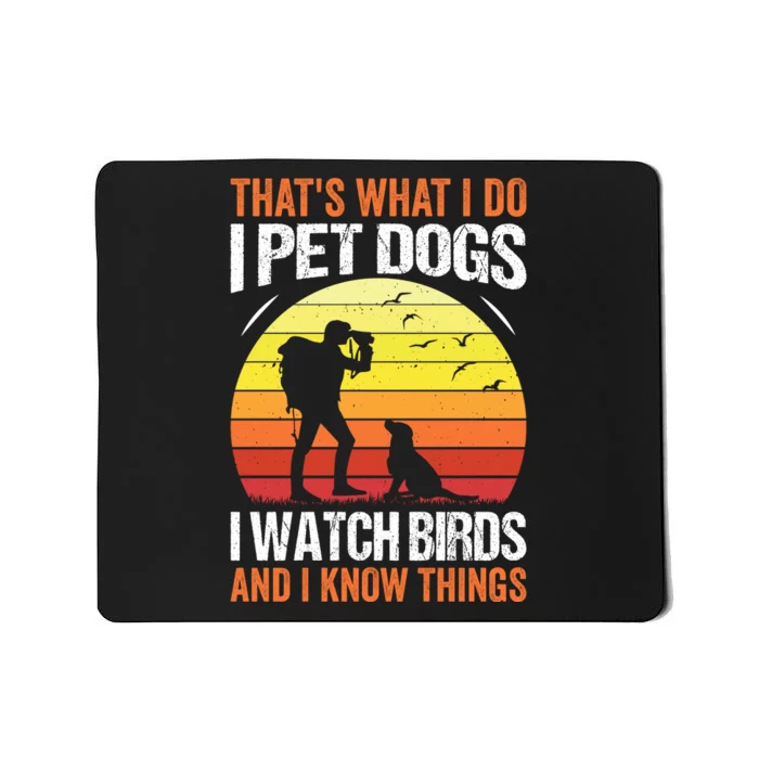 Pet Dogs Watch Birds Mousepad