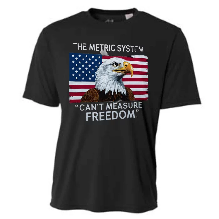 Patriotic Design With American Flag Eagle Measure Freedom Cooling Performance Crew T-Shirt