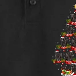 Poodle Dog Xmas Tree Lighting Poodle Christmas Tree Funny Gift Dry Zone Grid Performance Polo