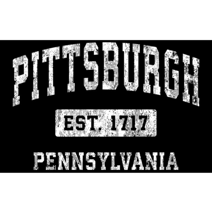 Pittsburgh Est 1717 Pennsylvania Pa Vintage Established Sports Design Bumper Sticker