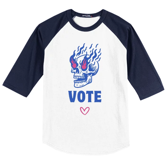 Presidential Election 2024 Cast Your Vote 2024 Baseball Sleeve Shirt