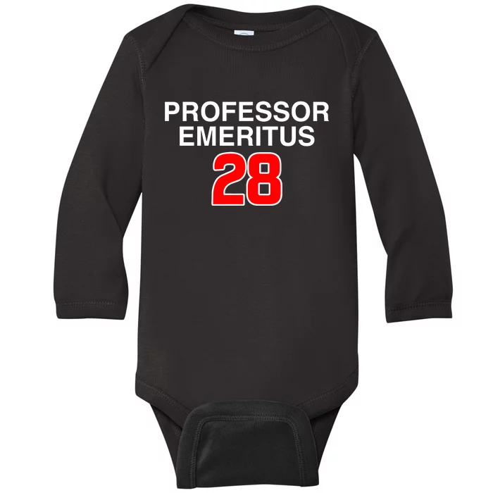 Professor Emeritus 28 Baby Long Sleeve Bodysuit