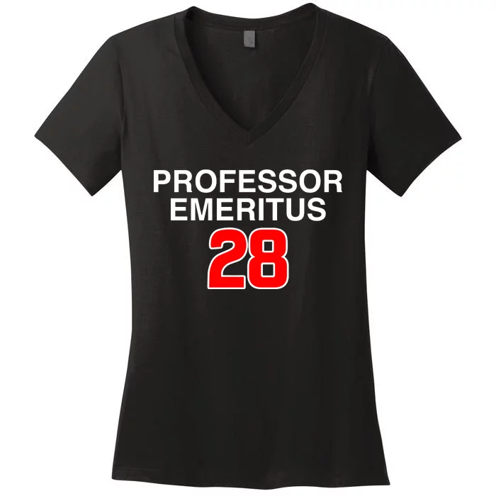 Professor Emeritus 28 Women's V-Neck T-Shirt