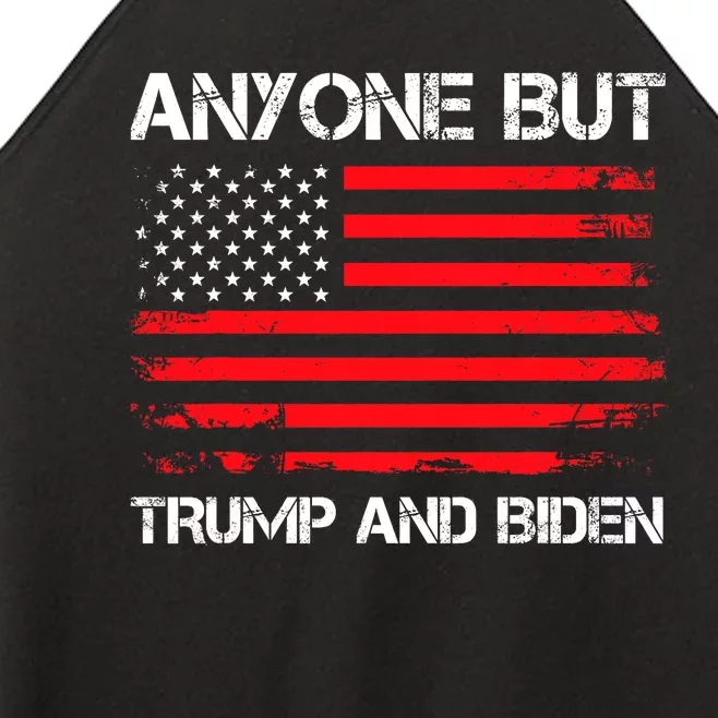 President Election 2024 Anyone But Trump And Biden Women’s Perfect Tri Rocker Tank