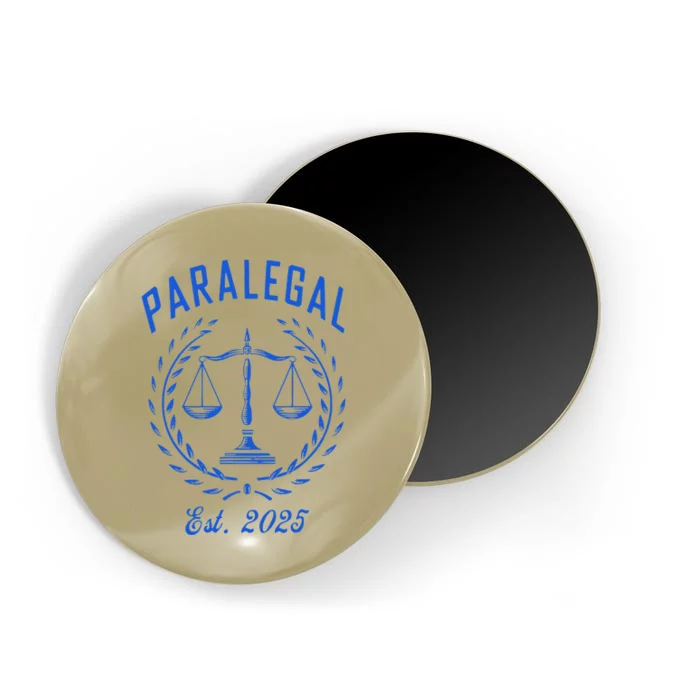 Paralegal Est. 2025 Scales Of Justice Magnet