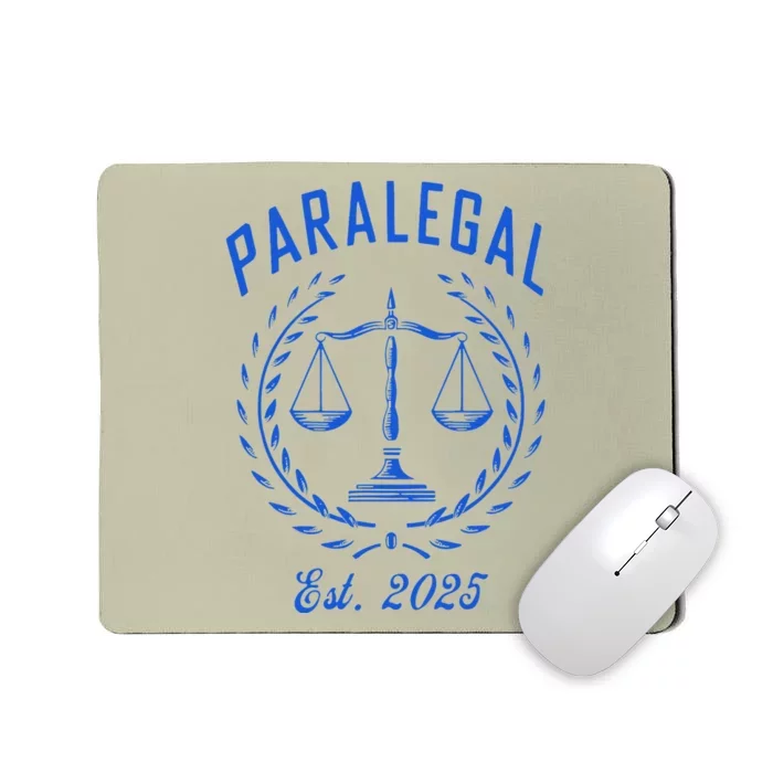 Paralegal Est. 2025 Scales Of Justice Mousepad