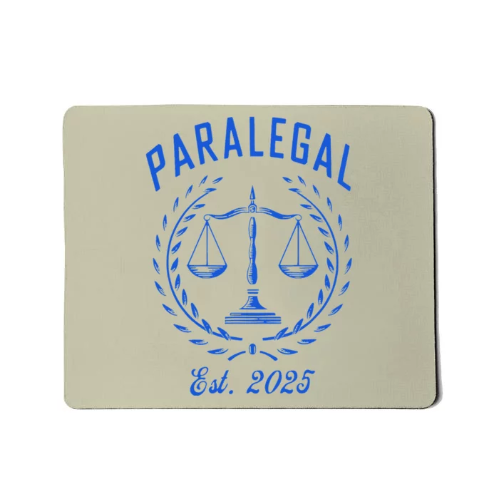 Paralegal Est. 2025 Scales Of Justice Mousepad