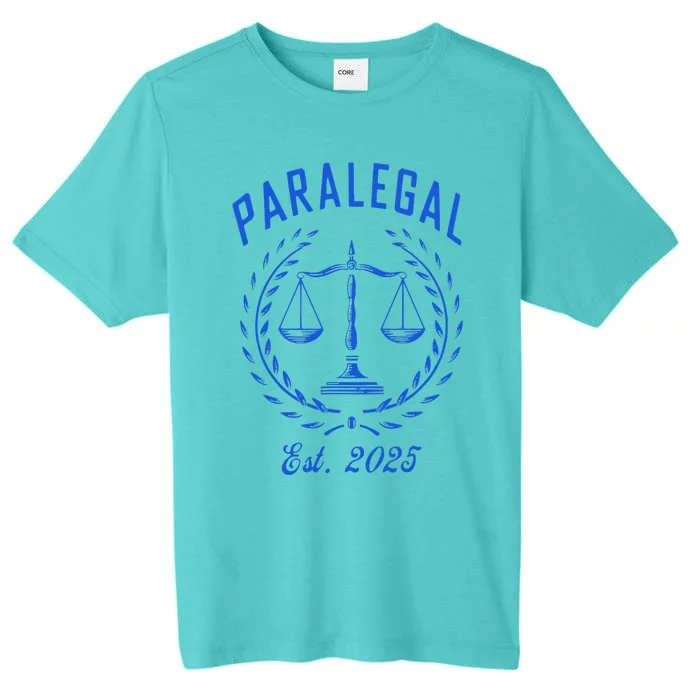 Paralegal Est. 2025 Scales Of Justice ChromaSoft Performance T-Shirt