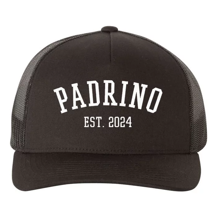 Padrino Est. 2024 Proposal Regalo Para Padrinos Yupoong Adult 5-Panel Trucker Hat