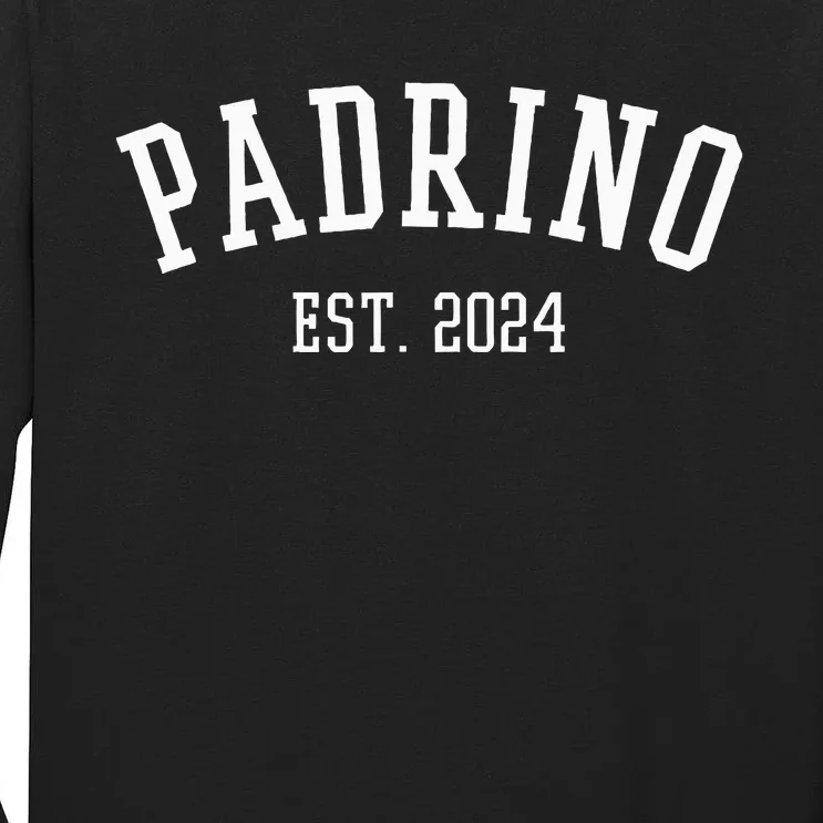 Padrino Est. 2024 Proposal Regalo Para Padrinos Tall Long Sleeve T-Shirt