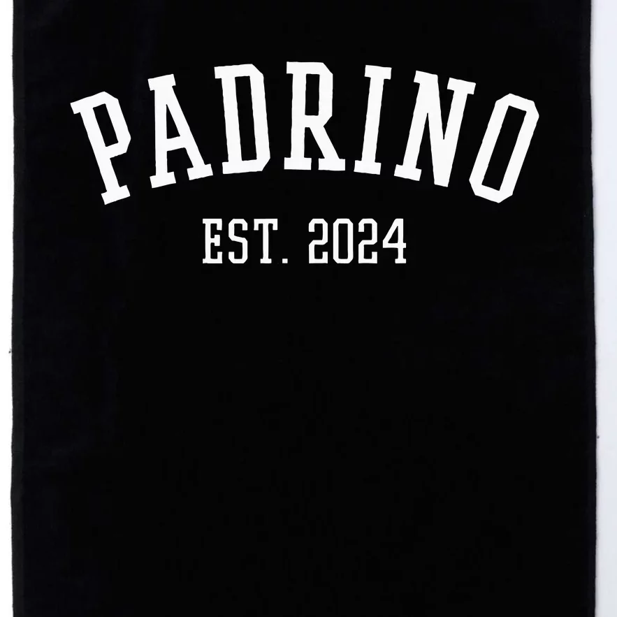 Padrino Est. 2024 Proposal Regalo Para Padrinos Platinum Collection Golf Towel