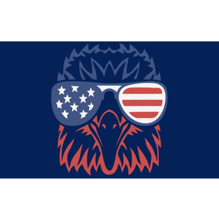 PATRIOTIC EAGLE 4th Of July USA American Flag Bumper Sticker