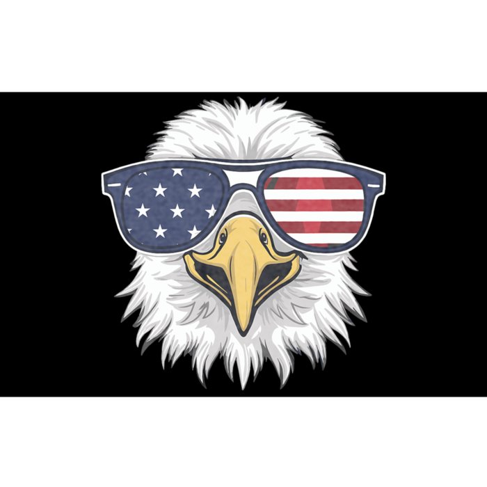 Patriotic Eagle 4th Of July Usa American Flag Bumper Sticker