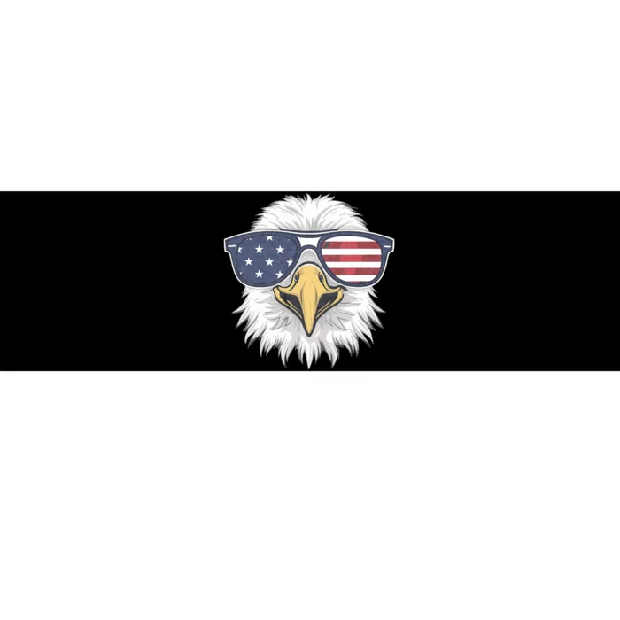 Patriotic Eagle 4th Of July Usa American Flag Bumper Sticker