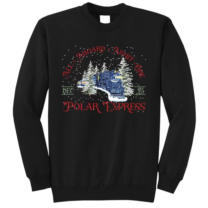 P.O.L.A.R E.X.P.R.E.S.S All Aboard Admit One Sweatshirt